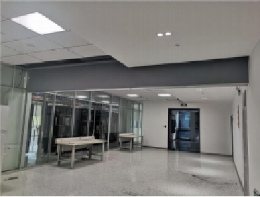 活動式柔性擋煙垂壁（防火布）